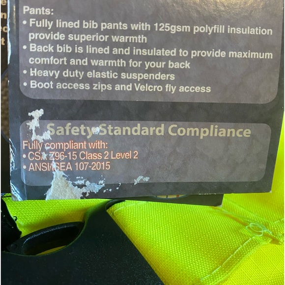 Viking® Professional 6410 Arctic 300D Trilobal Rip-Stop Insulated Bib Pants - Picture 14 of 16